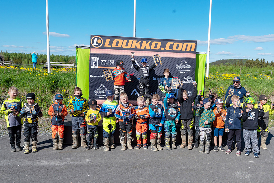 Sadat lapset ja nuoret mittelivät motocrossin MX-liigassa Kuopiossa