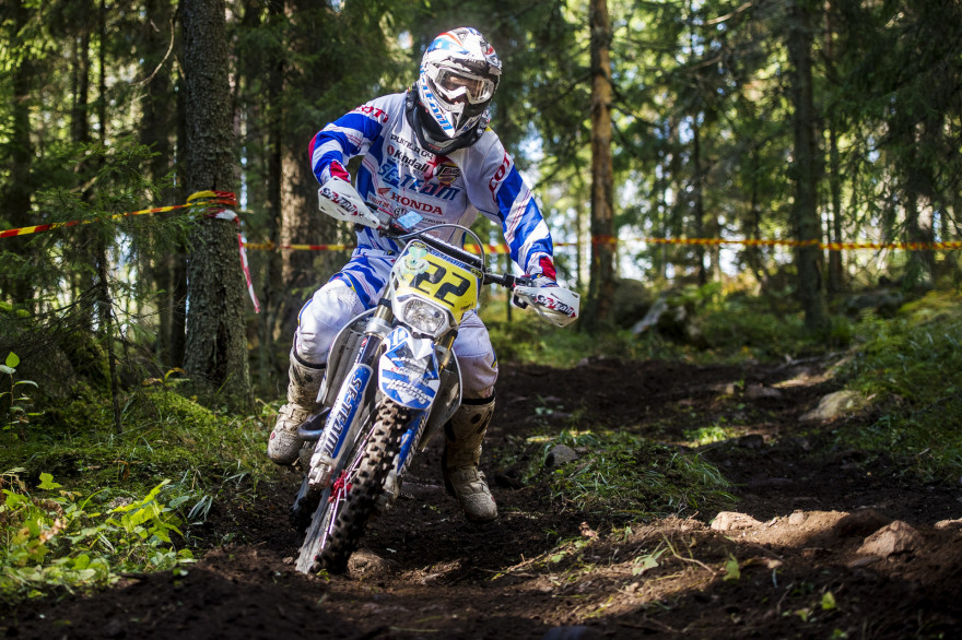 Miko Mellin Nurmijärven SM-endurossa.