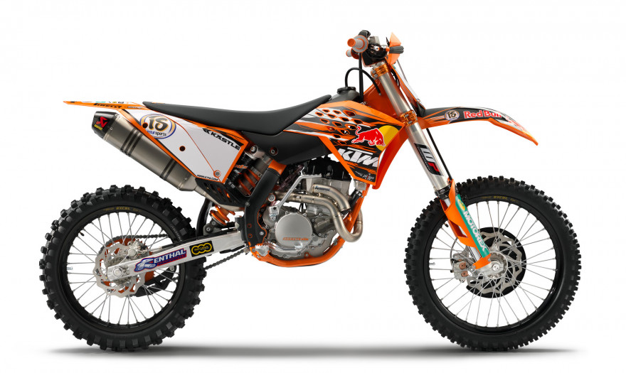 MX2-luokan maailmanmestarin, Marvin Musquin KTM-replica.