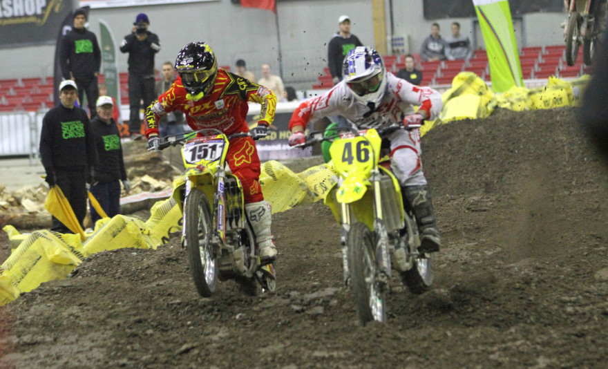 Weston Peick (46) puristi Harri Kullaksen edelle.