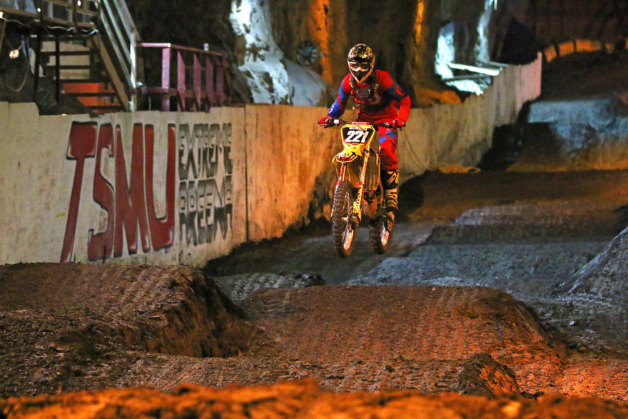 Patrik Raittala TSMU Extreme Areenan uusitulla radalla.