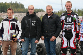 Mika Kallio, Juha Salminen, Pekka Vehkonen ja Matti Seistola.